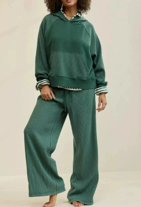 Lounge Co-Ord Set for Women with Wide Leg Trousers