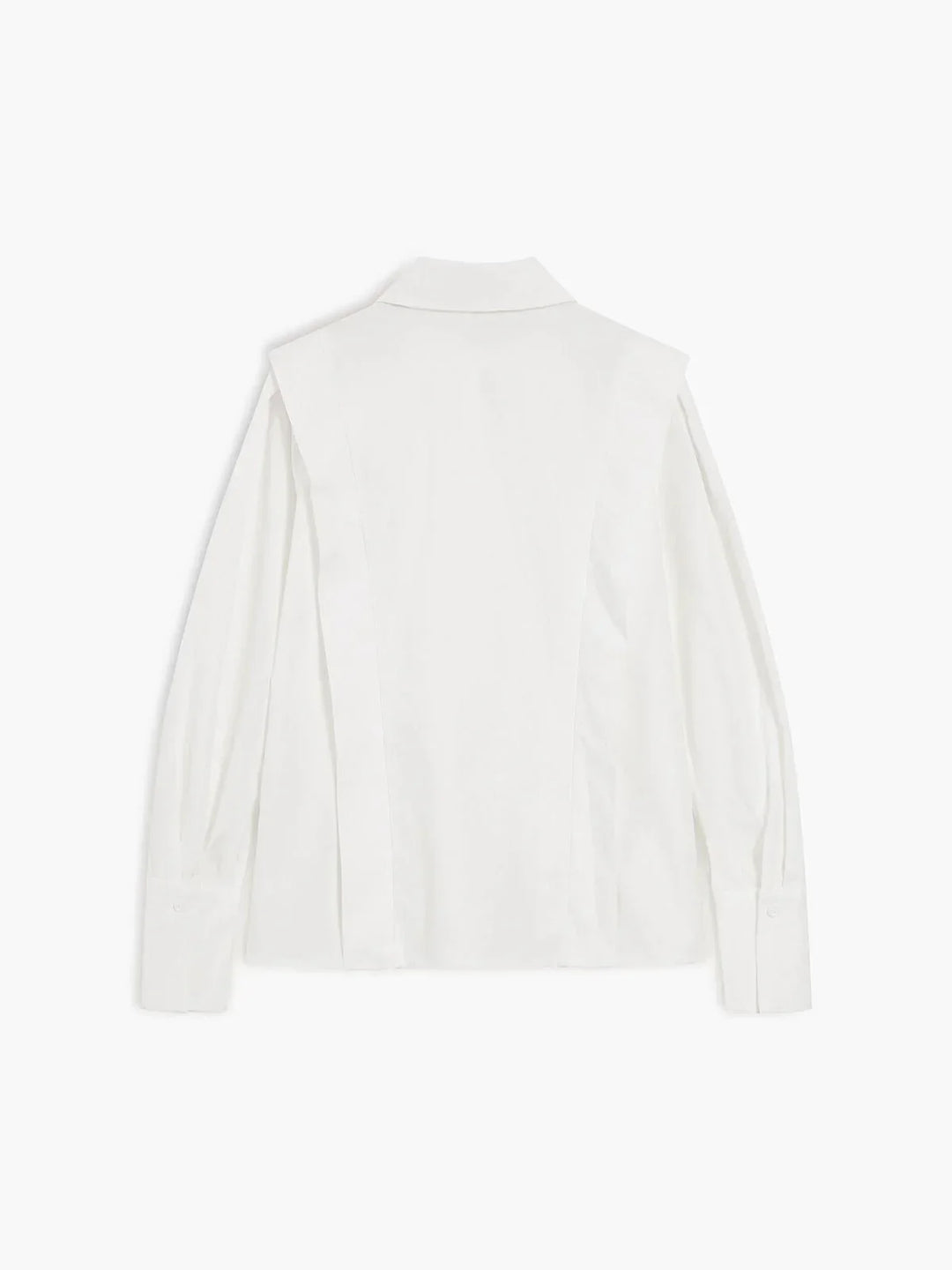 Women's Oversized Shirt Blouse with Long Sleeves and Button Front