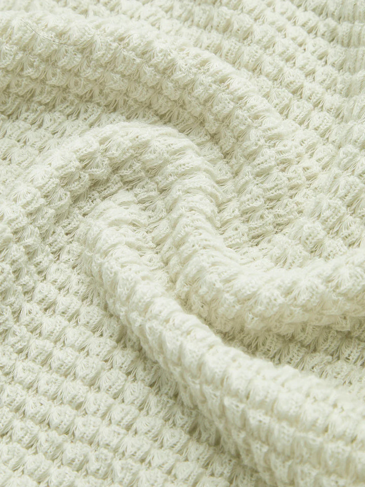 Women's Textured Knit Long Sleeve Top with Fitted Silhouette