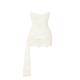 Women's Party Corset Mini Dress with Ruffle Hem