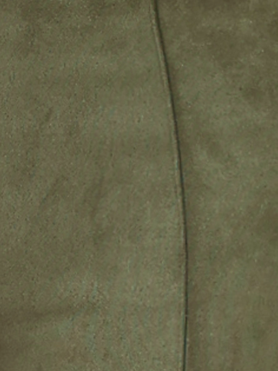 Women's High Waist Trousers with Flared Leg and Side Split